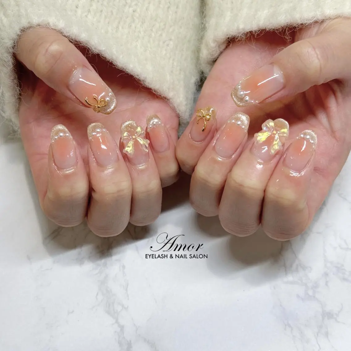 ネイル 持ち込み ハンドネイル Nailist ★Amo★のネイルデザイン
