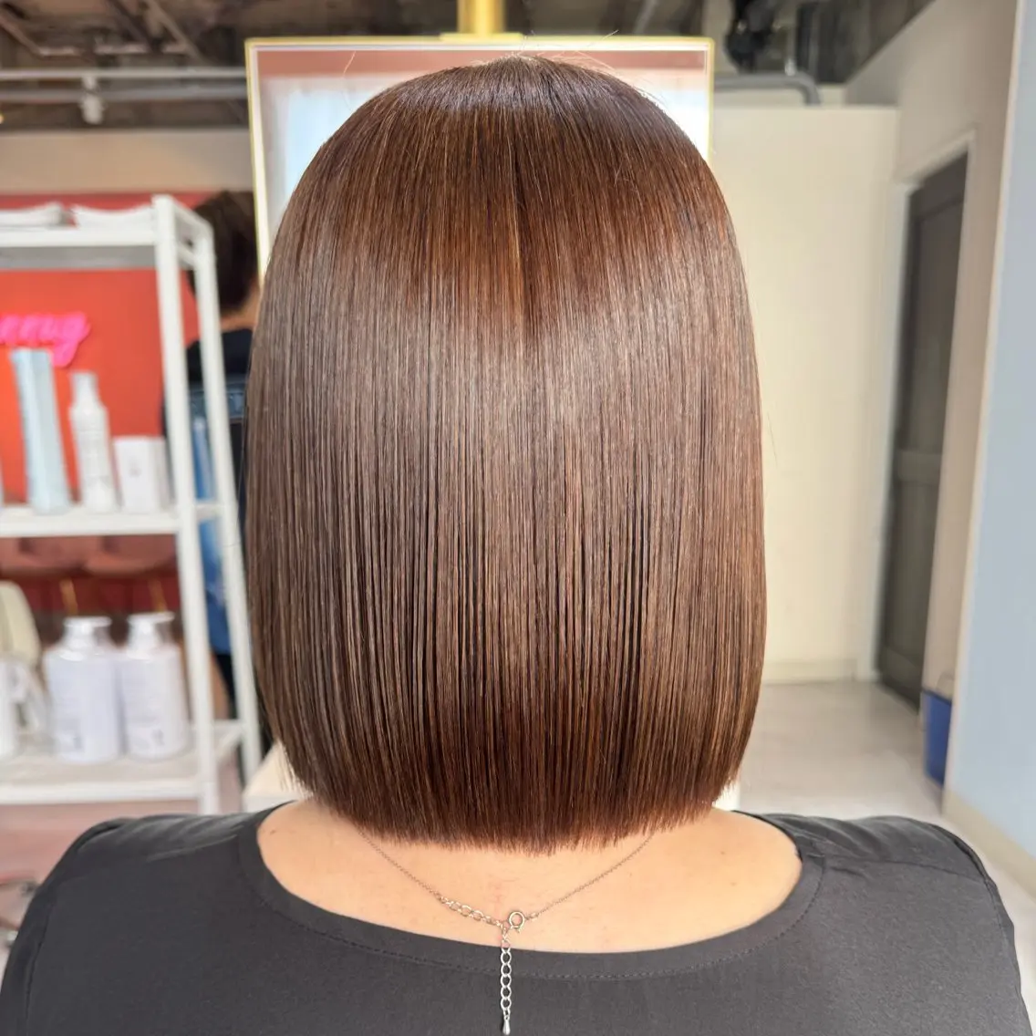 【切りっぱなし】Bobcut + treatment🤎の写真