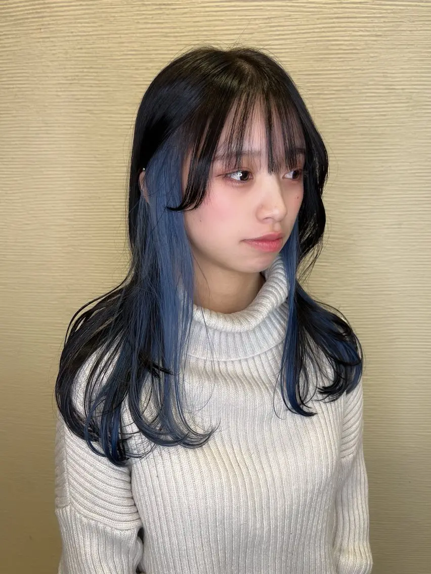 🩵インナーカラーorイヤリングカラー➕トリートメント🩵の写真