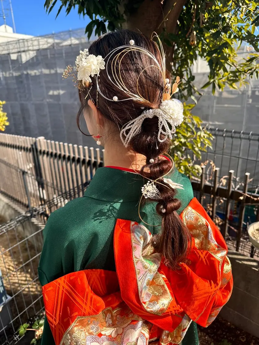 ロング ヘアアレンジ ヘアセット ボブ・ショート 🌻Yurinaのヘアスタイル
