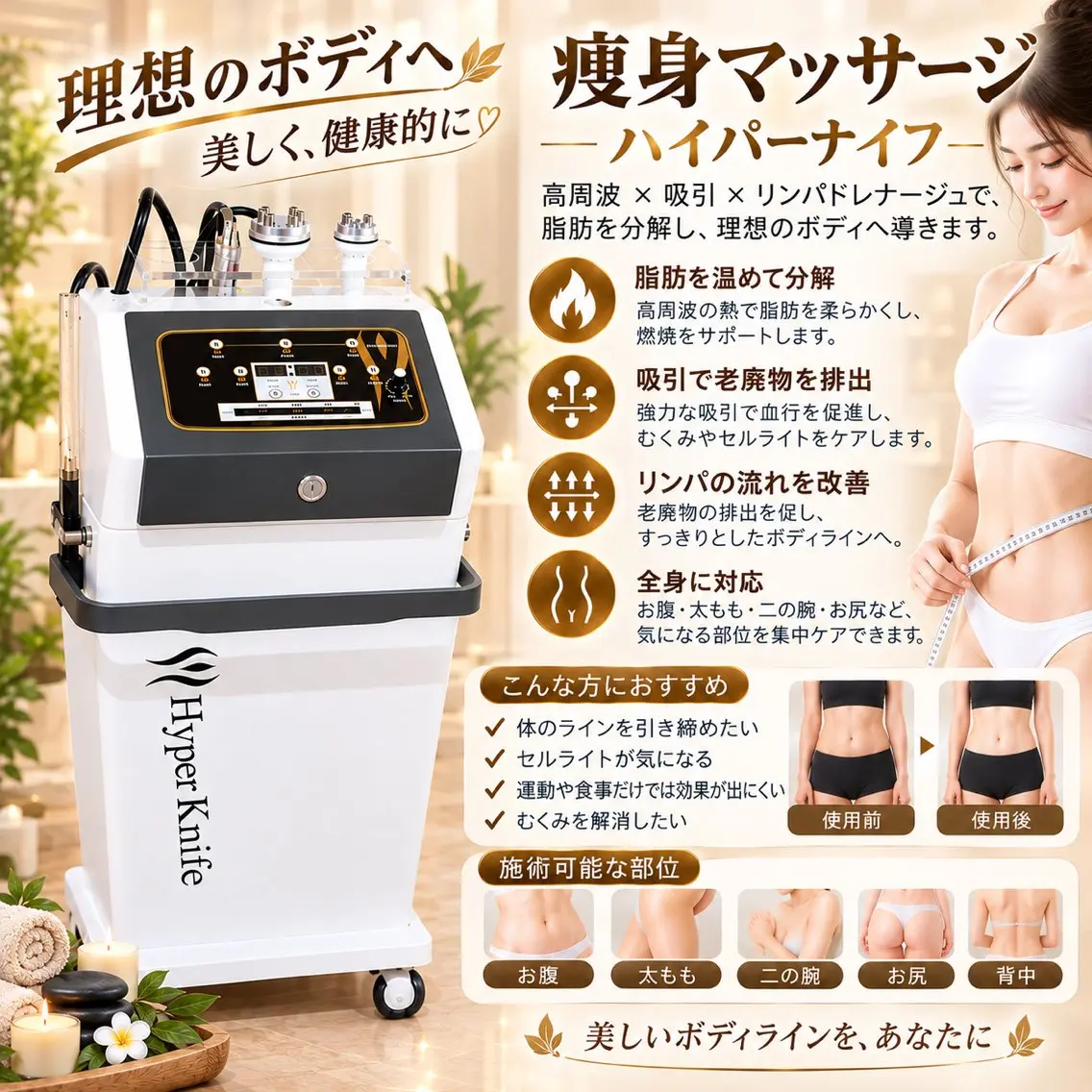 エステ MOKUNail 痩身 小顔のネイルデザイン