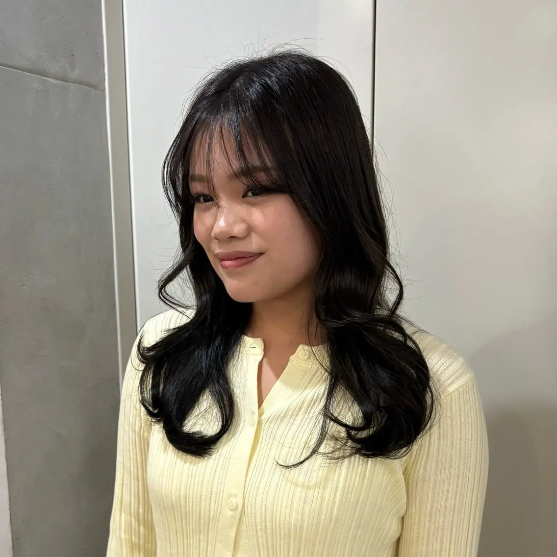 ミディアム 満足度🐼◎🌟🌈 村上栞菜のヘアスタイル