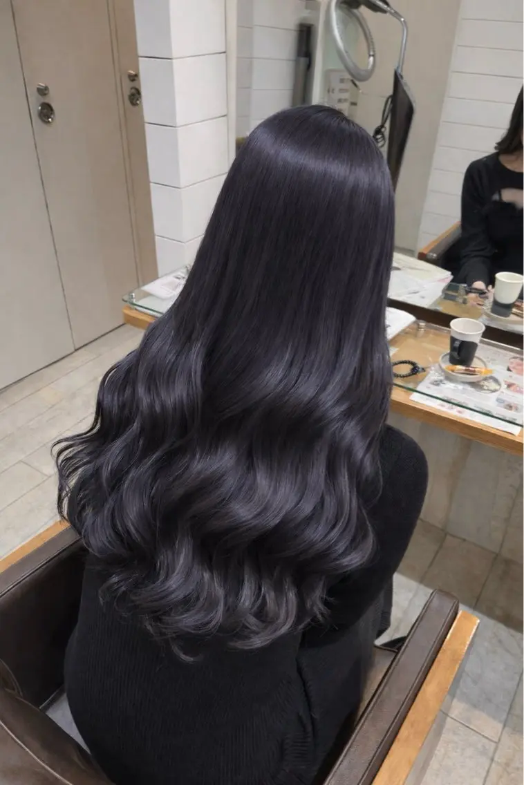 カラー ヘアカラー トリートメント Miwa🦋渋谷/ 透明感カラー/セットのヘアスタイル
