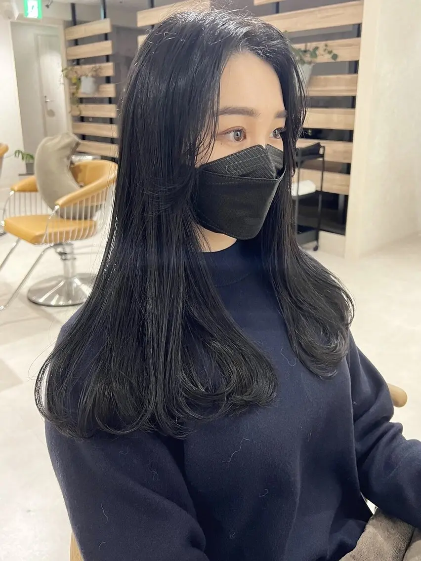 ロング カット ヘアカラー トリートメント イメチェンレイヤー/ 縮毛矯正/菅野恭平のヘアスタイル