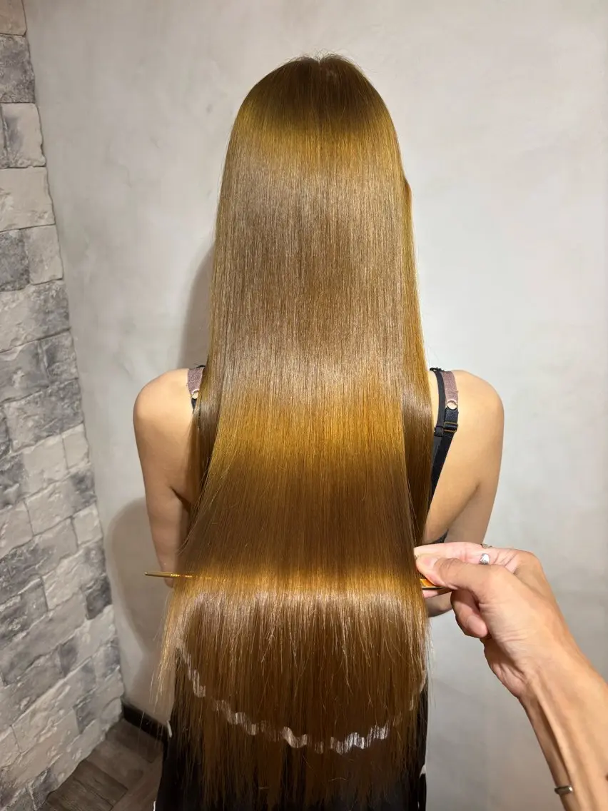 ロング 髪質改善 ロング 酸性ストレート 縮毛矯正 トリートメント ヘッドスパ ヘアセット 美髪矯正 🌈髪質改善 山下のヘアスタイル