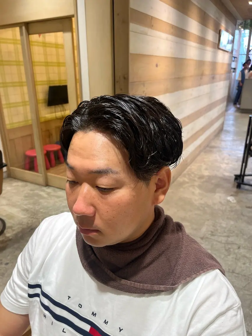 ショート メンズ 清水 men'sパーマ特化のヘアスタイル
