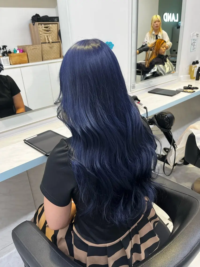 ロング カラー ヘアカラー トリートメント ブリーチカラー 🩵MIZUKIのヘアスタイル