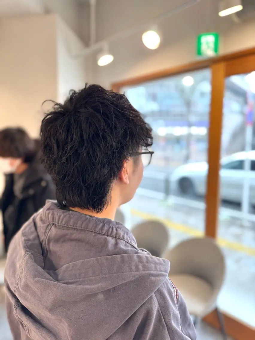 ショート メンズ メンズパーマ カット パーマ トリートメント SHIAN 橋本 Daikiのヘアスタイル