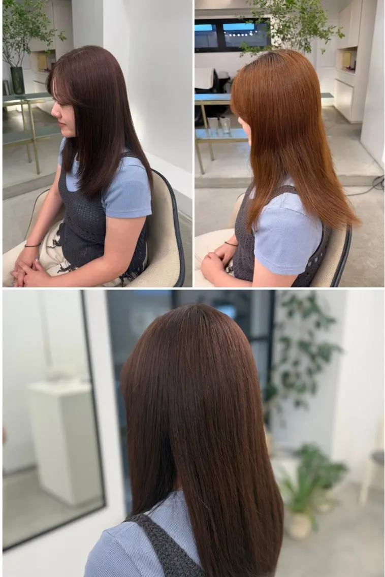 カラー ヘアカラー 艶髪カラー💫 SHIMAのヘアスタイル