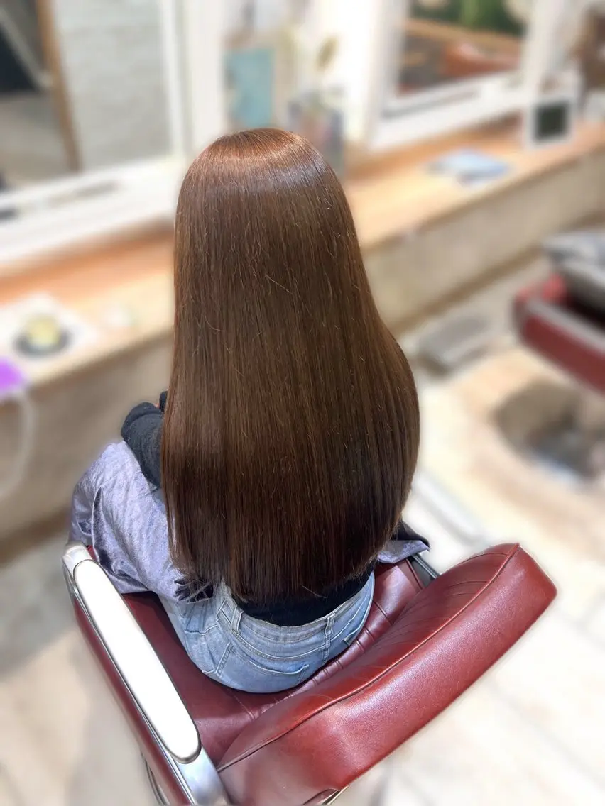 ロング カラー ヘアカラー トリートメント 透明感カラー🫧/ ハイトーン/いよりのヘアスタイル