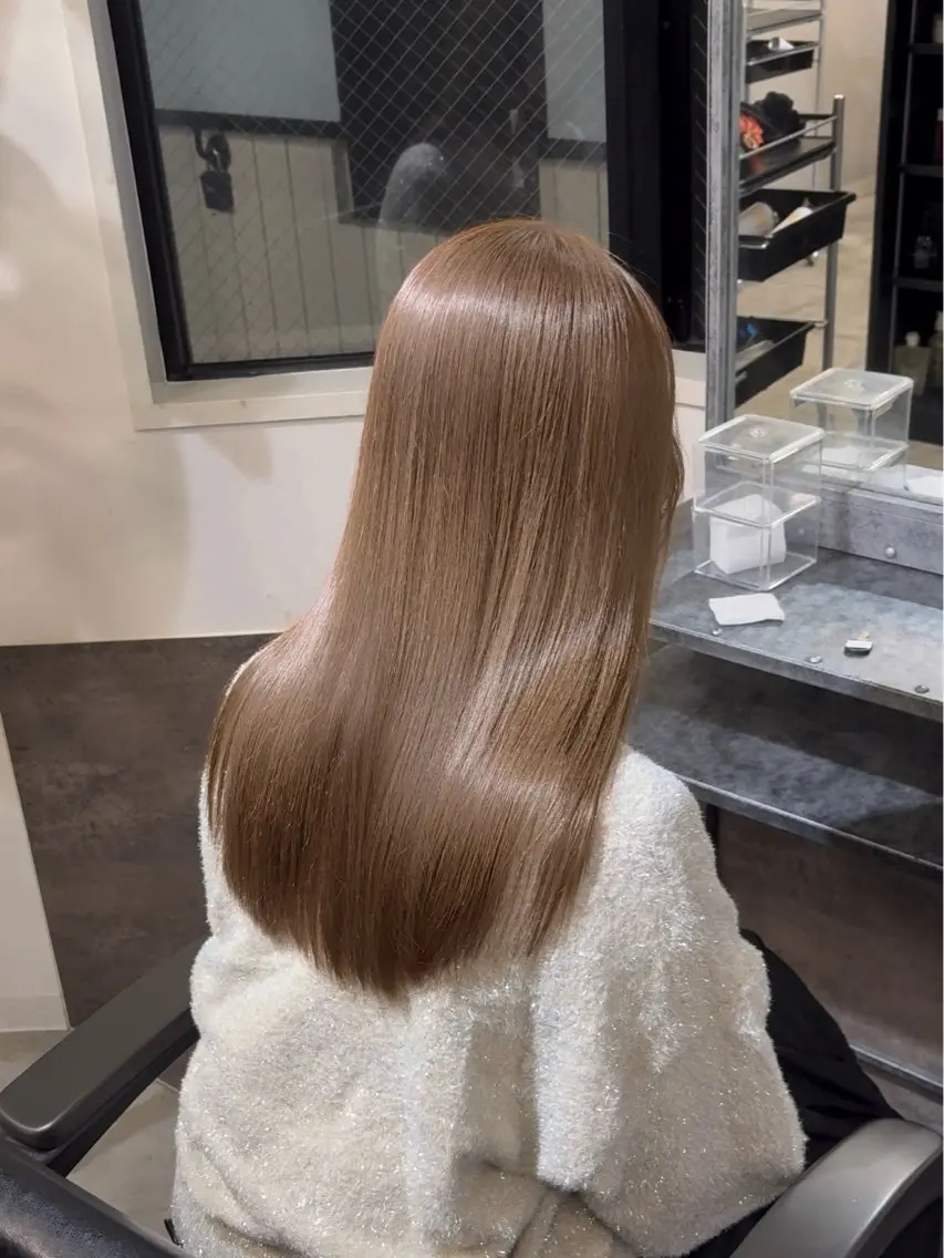 【💎ご新規様No. 1💎】ブリーチ無しダブルケアカラー+カット+premium TR☘️の写真