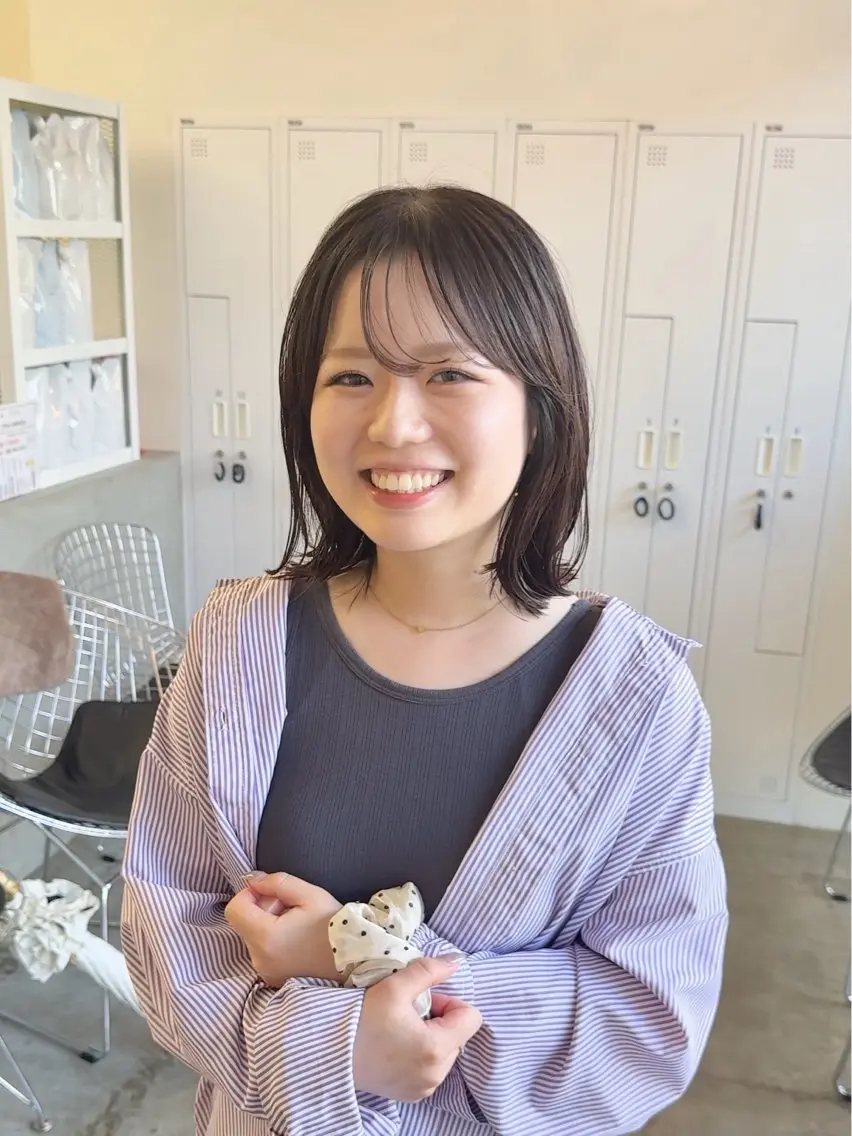 秋冬におすすめ透明感カラー＋プレトリートメント付の写真
