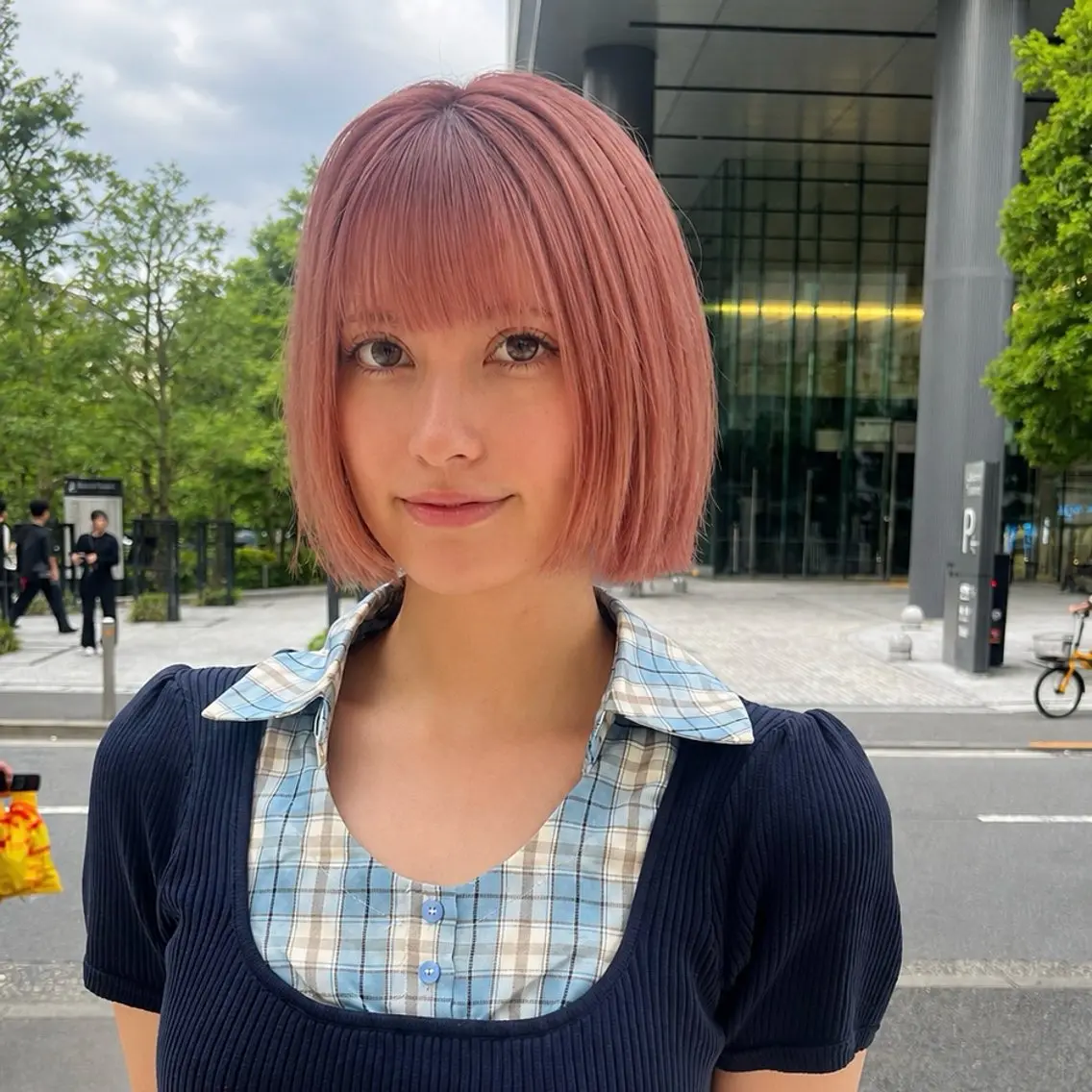 ショート カラー 柔らかい艶暖色 レイヤー🫧姫汝のヘアスタイル