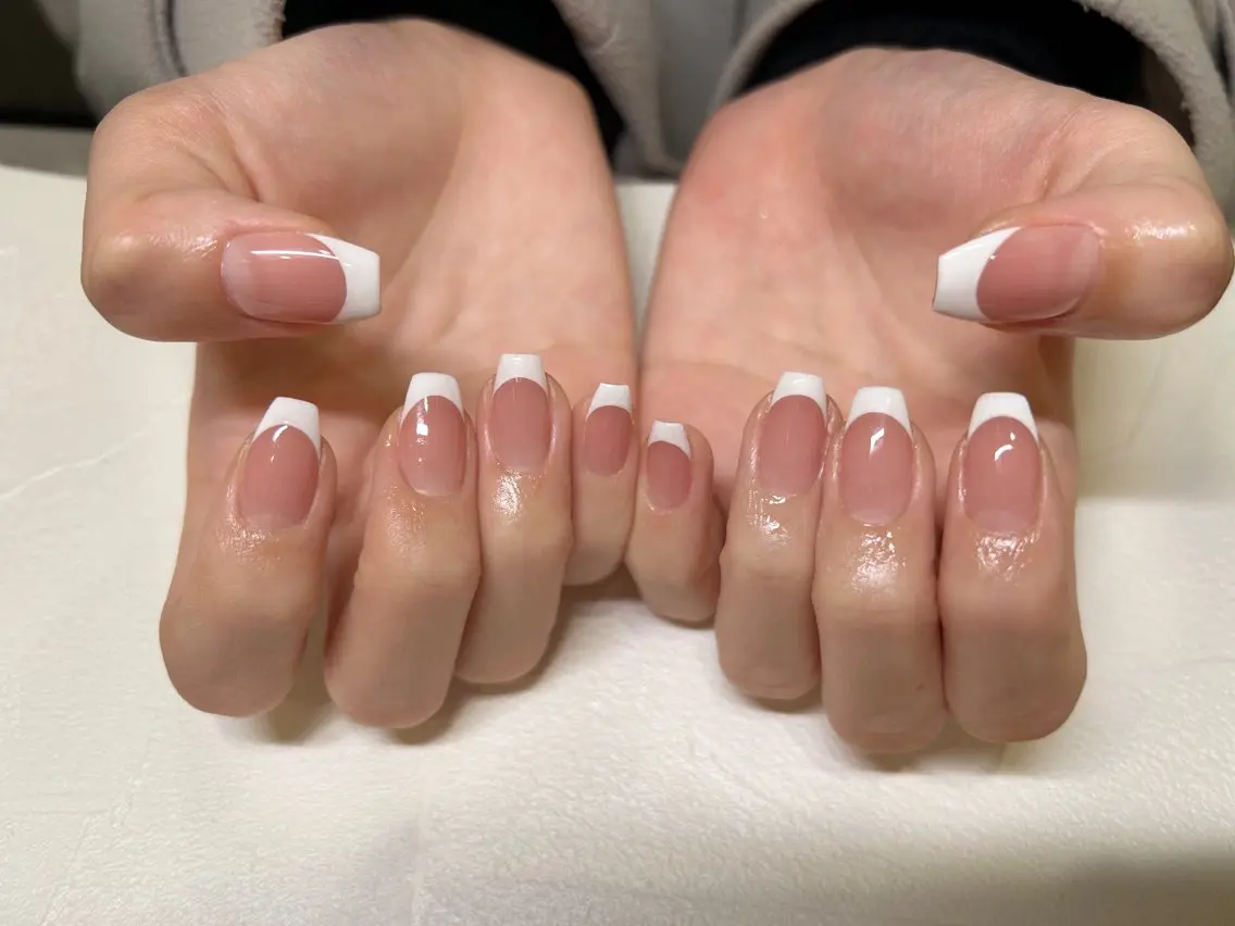 💎フレンチネイルの写真