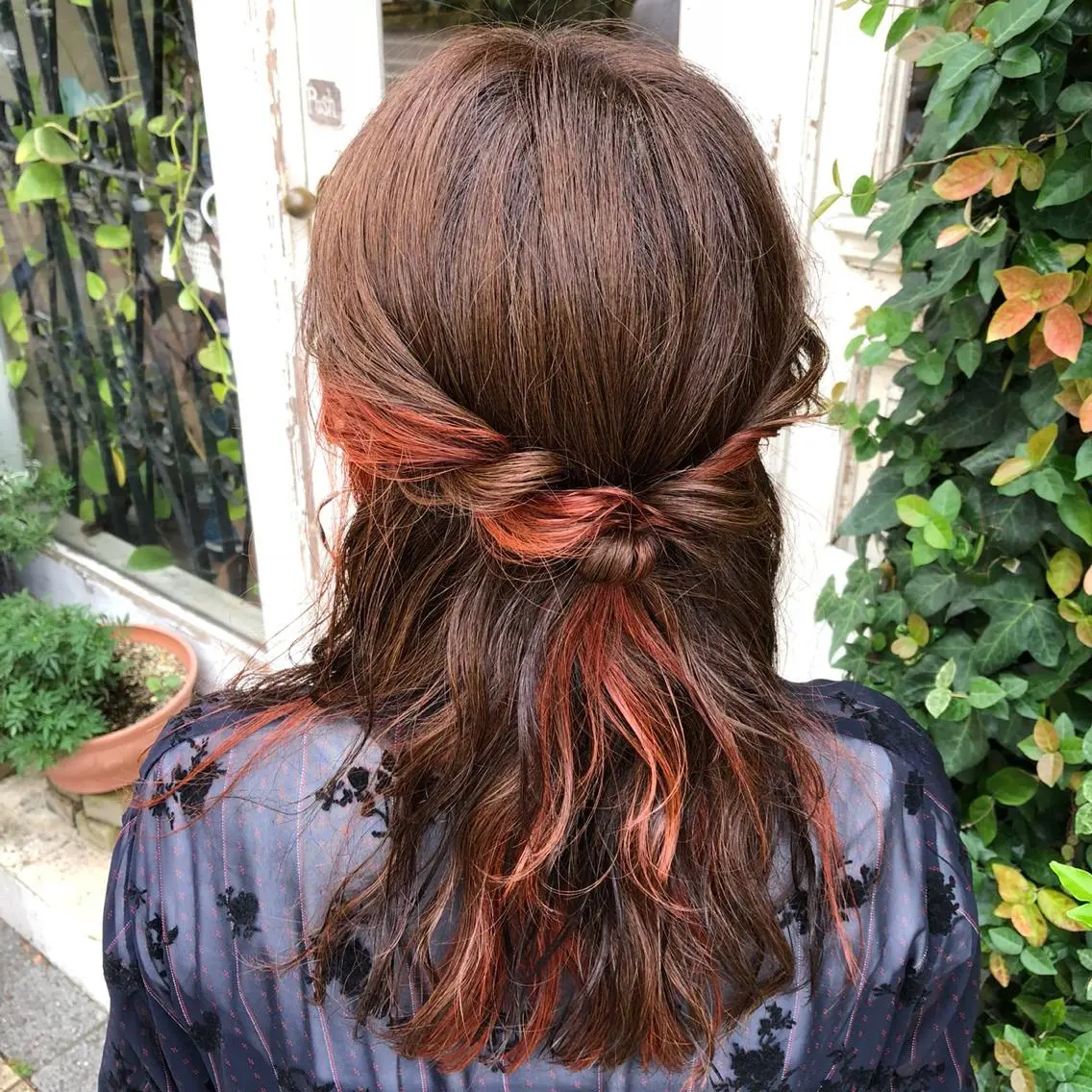 セミロング カラー キッズ インナーカラー ヘアカラー stylist 🌸 kana.のヘアスタイル