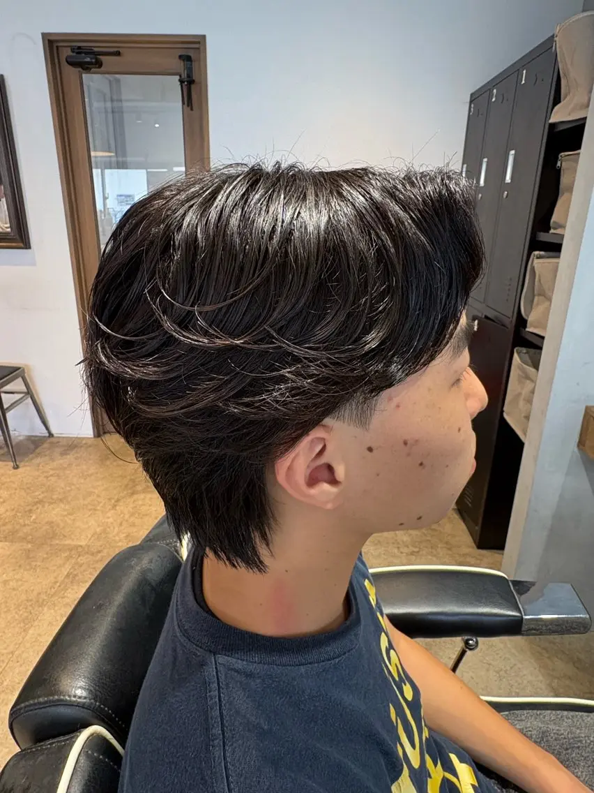 ショート パーマ メンズ 清水 men'sパーマ特化のヘアスタイル