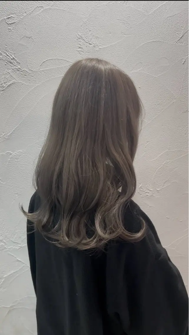 【ケアカラー】カラー➕ワンステップトリートメント🖤の写真