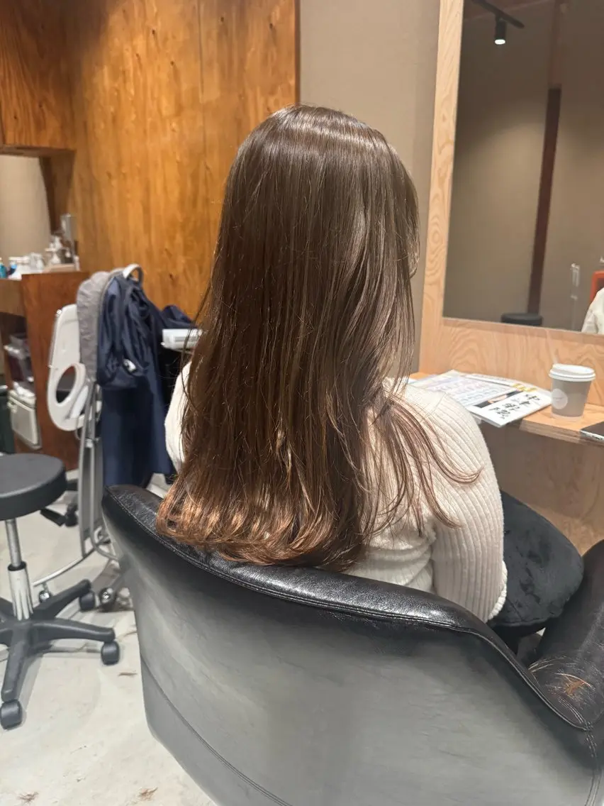 カラー カット ヘアカラー トリートメント 大迫 江梨のヘアスタイル