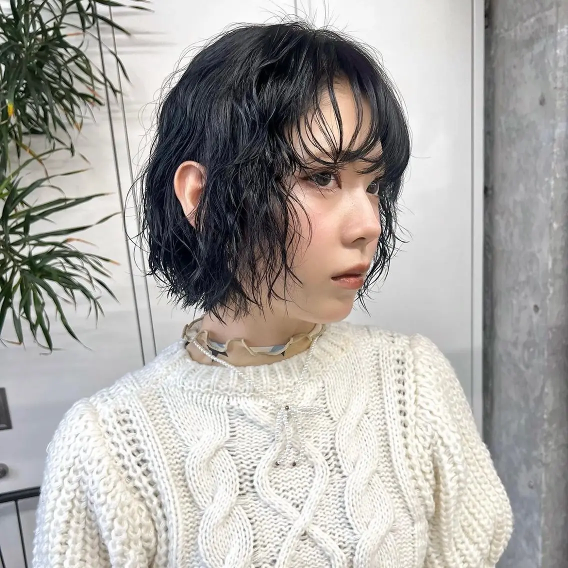 ショート ボブ カット パーマ レイヤー / メンズ 🇰🇷 細江 美紅のヘアスタイル