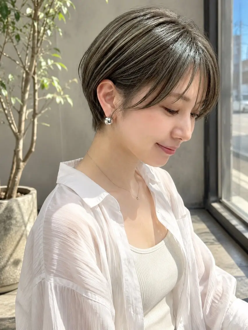 ショート カラー メンズ メンズブリーチ ベージュカラー ブリーチ 透明感カラー オリーブベージュ ヘアカラー 💎Dia/響🌍 メンズカット/カラーのヘアスタイル