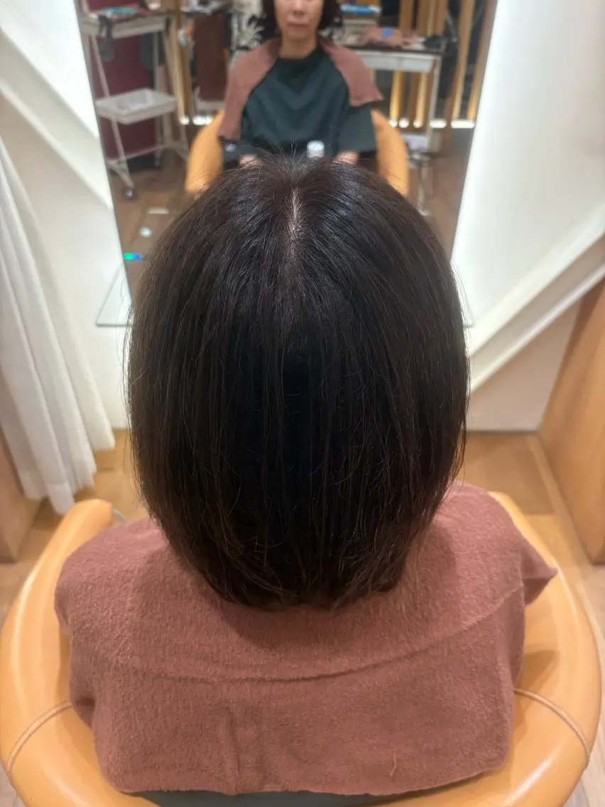 ミディアム カラー ヘアカラー 松沼 俊輔のヘアスタイル