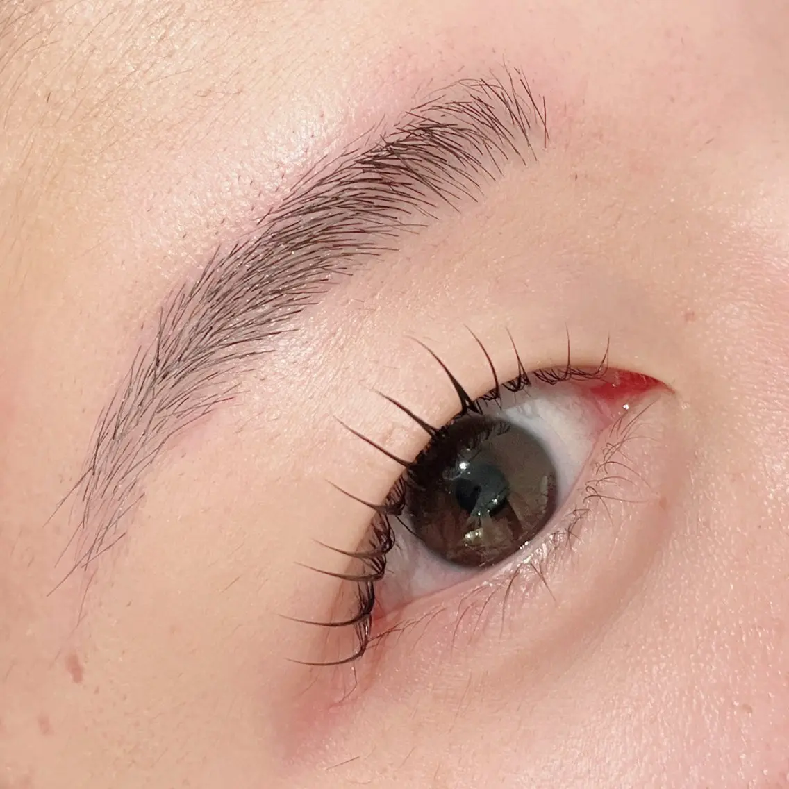 〈90min〉美眉アイブロウwax + まつ毛パーマ🎀 ¥5780の写真