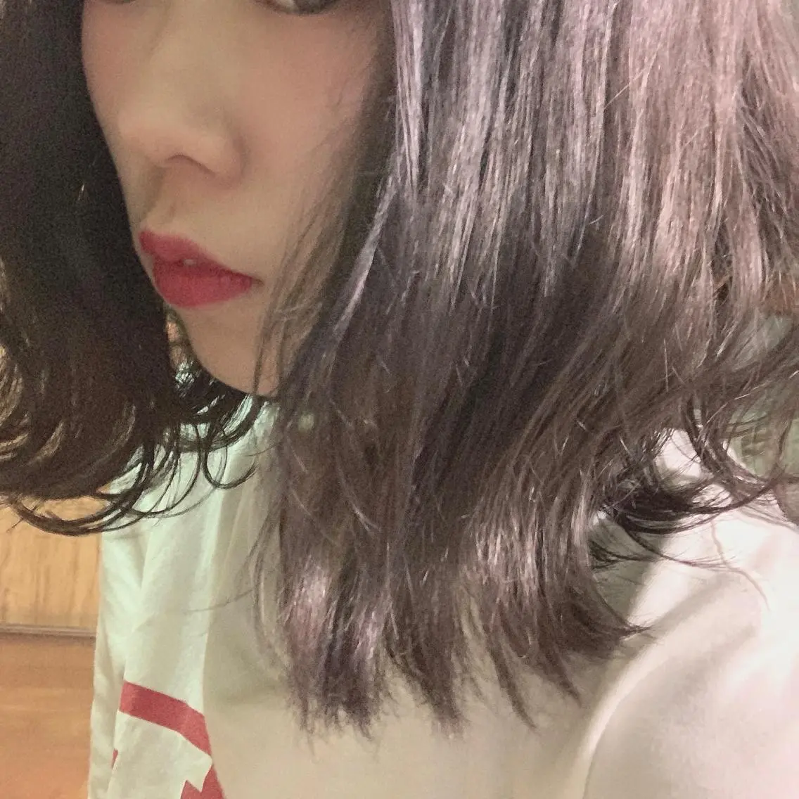 ミディアム カラー 齊藤 衣梨佳のヘアスタイル