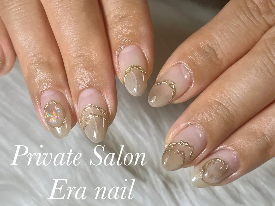 ネイル ニュアンスネイル Era nailのネイルデザイン