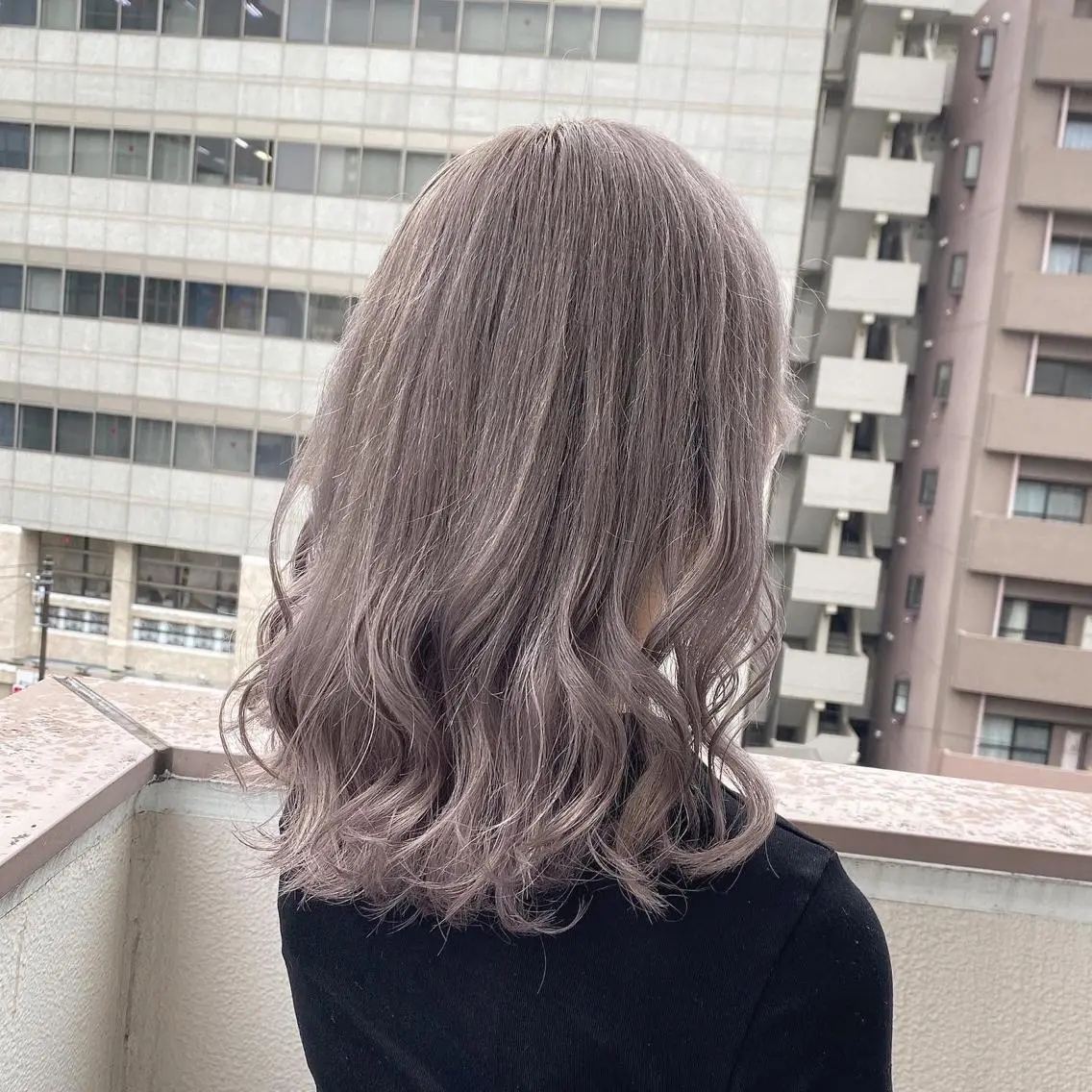 ミディアム カラー エフェクトブリーチ 🌟前澤啓太朗のヘアスタイル