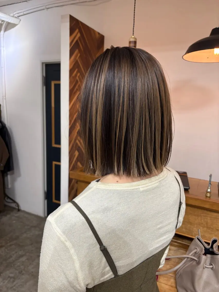ショート カット ヘアカラー トリートメント takada kohのヘアスタイル