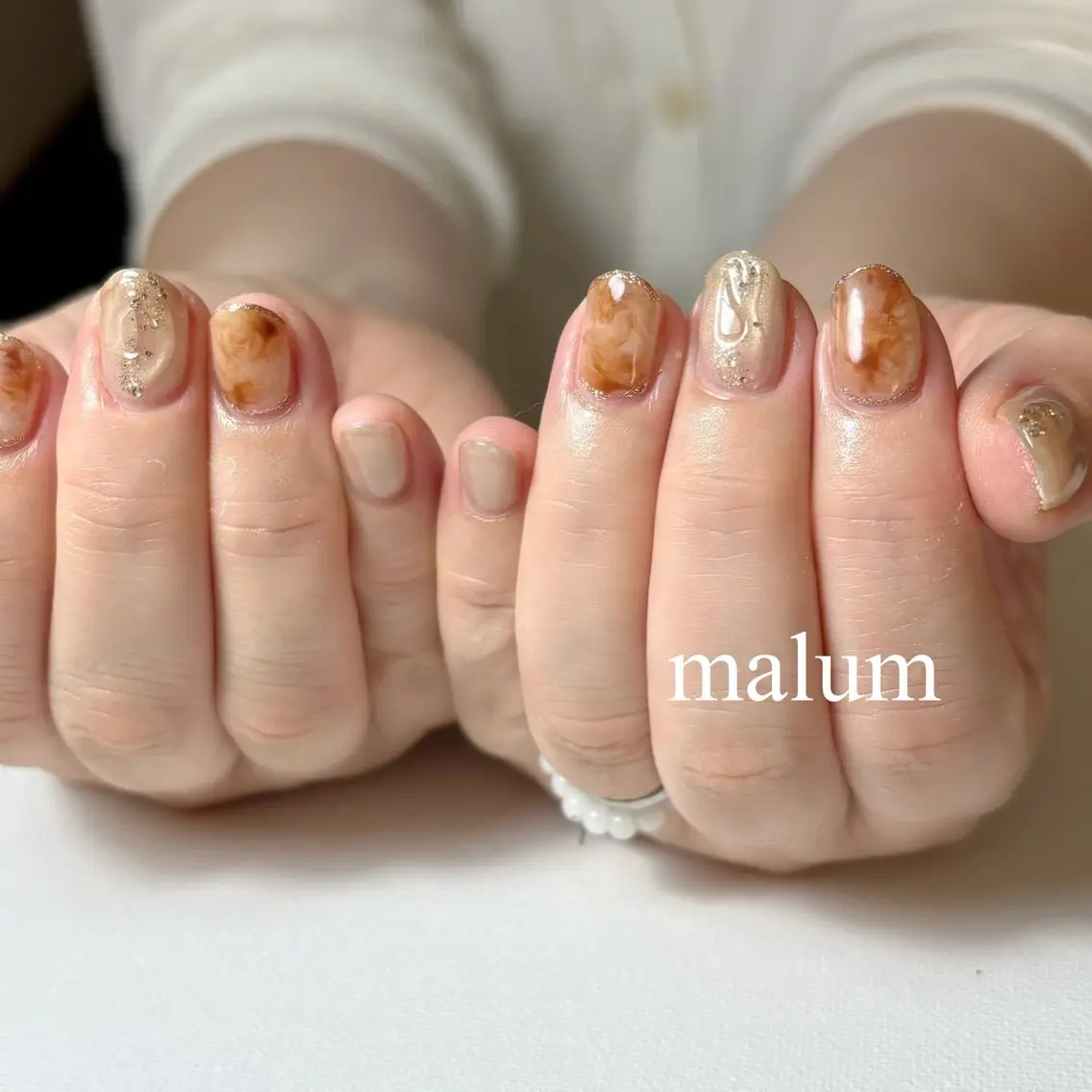 ネイル ハンドネイル malum nailのネイルデザイン