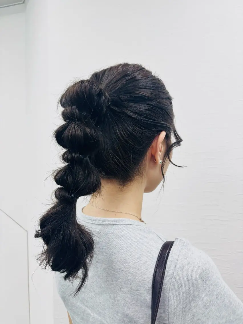 ロング YUMEYAKATA 五条店のヘアスタイル