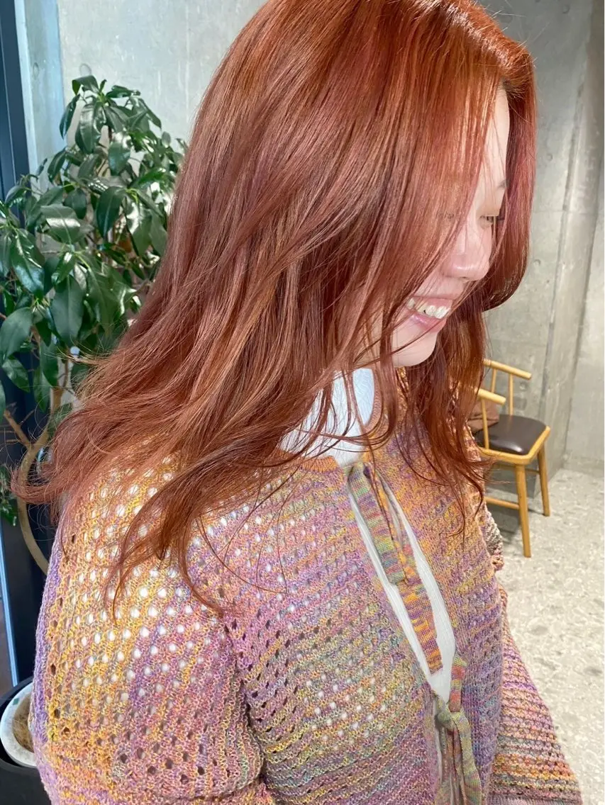 カラー 🍎ブリーチカラー 🍎KUREA🍎のヘアスタイル