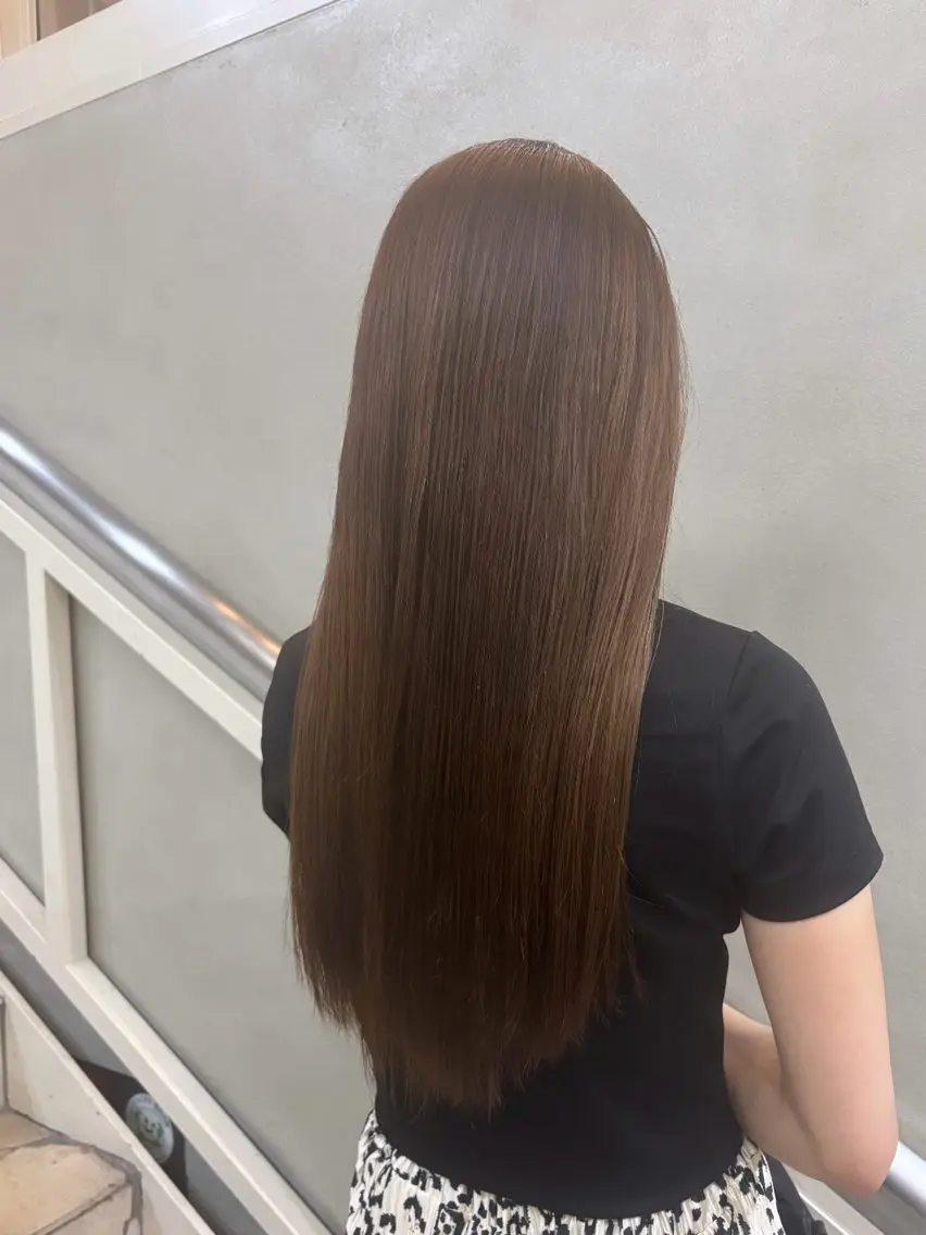 ロング カラー カット ヘアカラー コトノ/レイヤー /透明感カラーのヘアスタイル