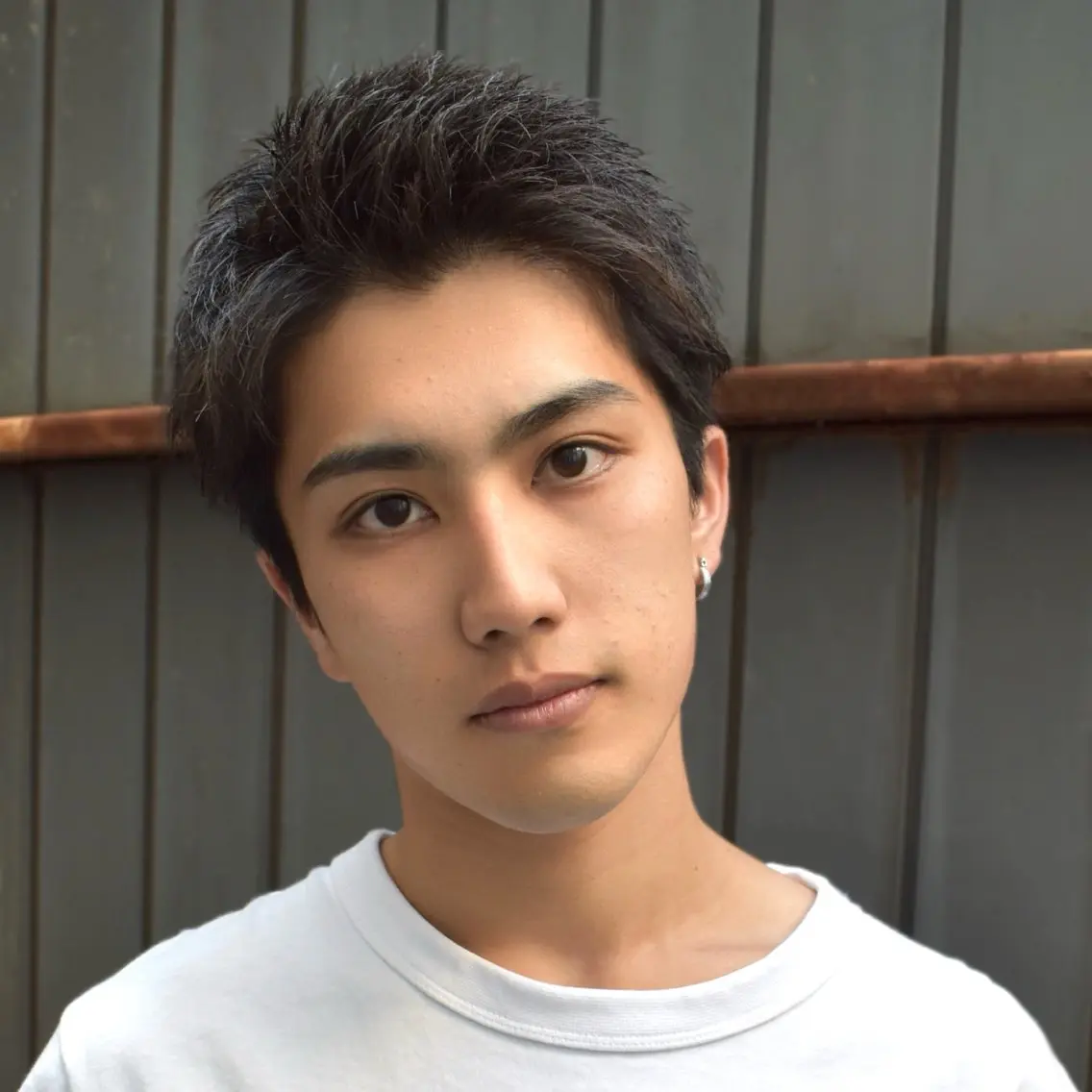 ショート メンズ 岩下 直生のヘアスタイル