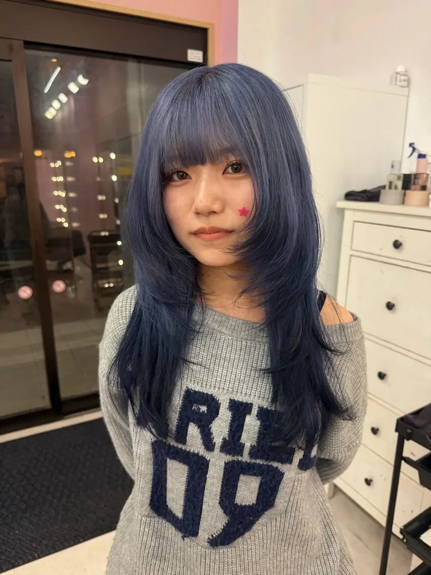 🤞🏻💙3回までご利用可能◎🤞🏻💙ダブルカラー(ブリーチリタッチ)+トリートメントの写真