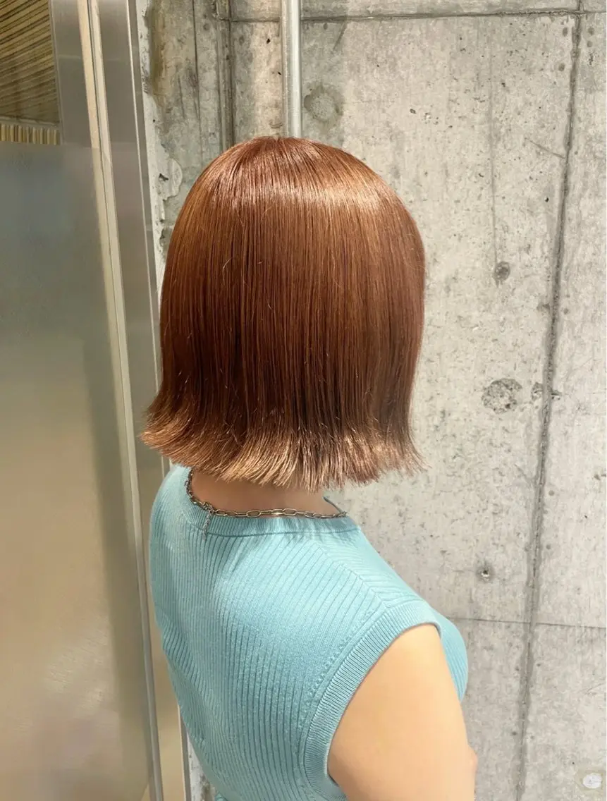 ミディアム カラー ヘアカラー 🌷柔らかカラー🍑 Miyu🪽のヘアスタイル