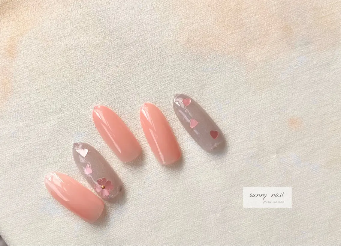 ネイル 桜ネイル マグネットネイル sunny nailのネイルデザイン
