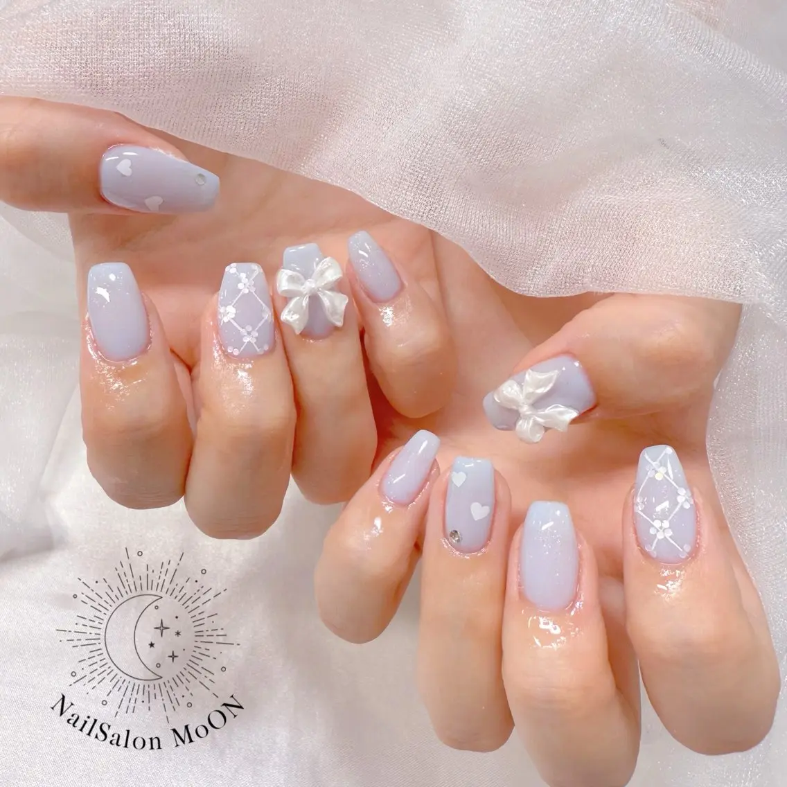 ネイル ハンドネイル ハンドケア MoON...❤︎ MeGuのネイルデザイン