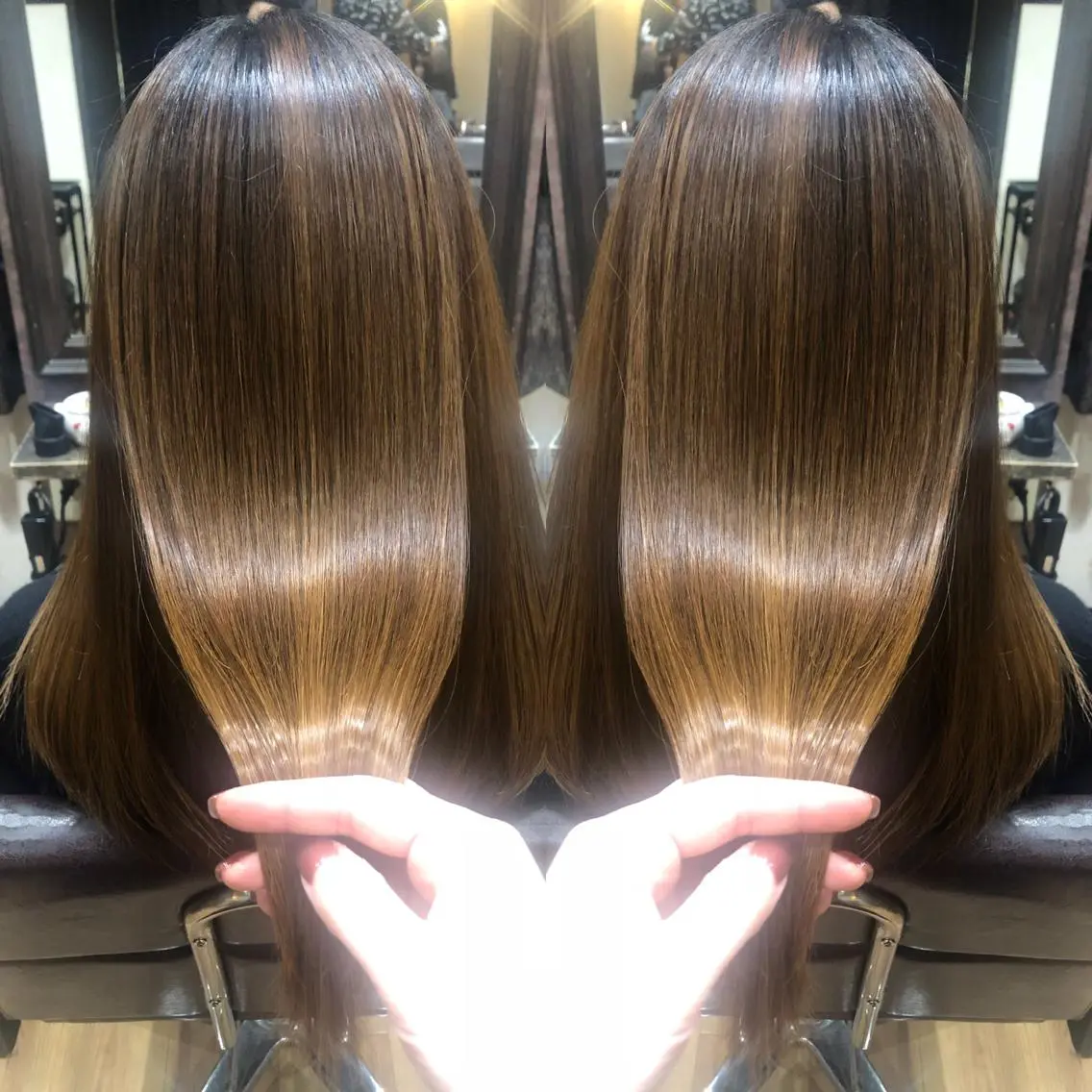 ロング カラー カット ヘアカラー トリートメント ♡美髪•艶髪♡砂川 なつきのヘアスタイル