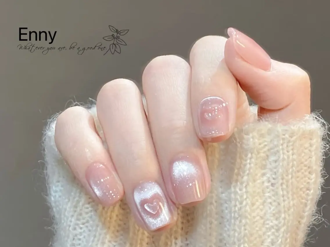 ネイル チークネイル 長さ出し フットネイル フレンチネイル ジェルネイル ハンドネイル Enny nail salonのネイルデザイン