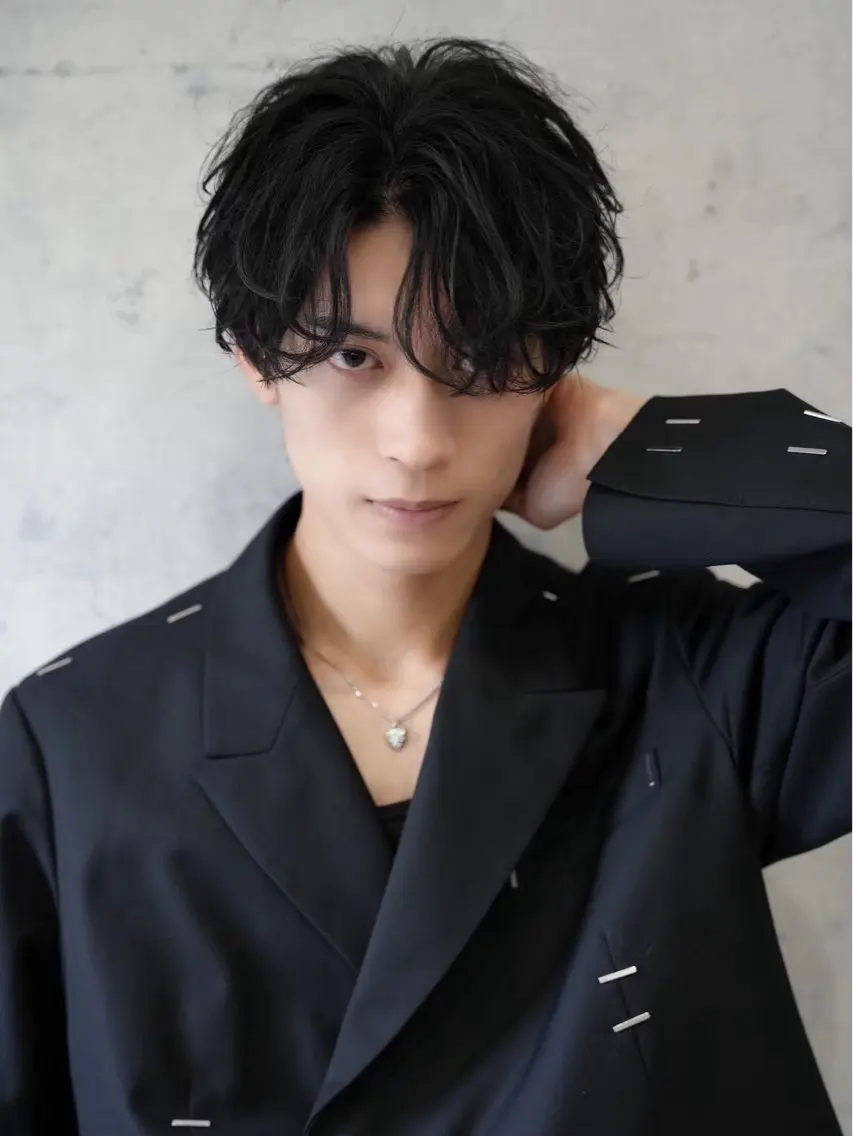 ショート パーマ 関根 悠成のヘアスタイル