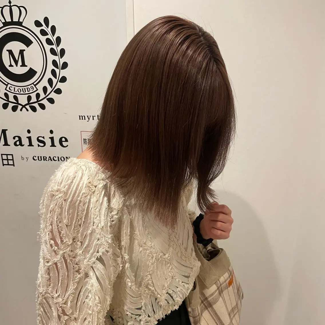 ミディアム カラー ブリーチ ブラウンカラー ヘアアレンジ/ 暖色🩵hazukiのヘアスタイル
