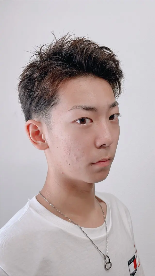 ショート ヘアアレンジ メンズ ツーブロック 千佳 CHIKAのヘアスタイル