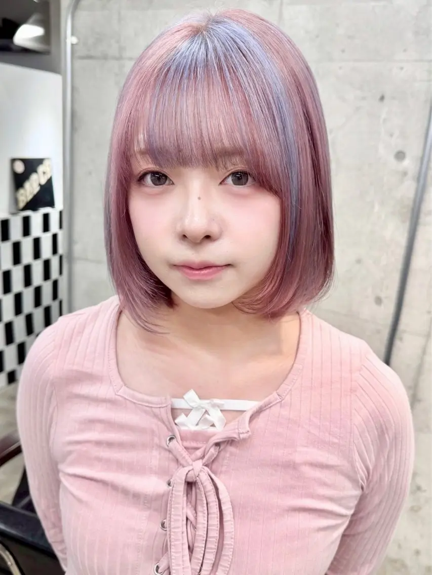 ミディアム カラー 🎀推しカラー🎀 Harunaのヘアスタイル