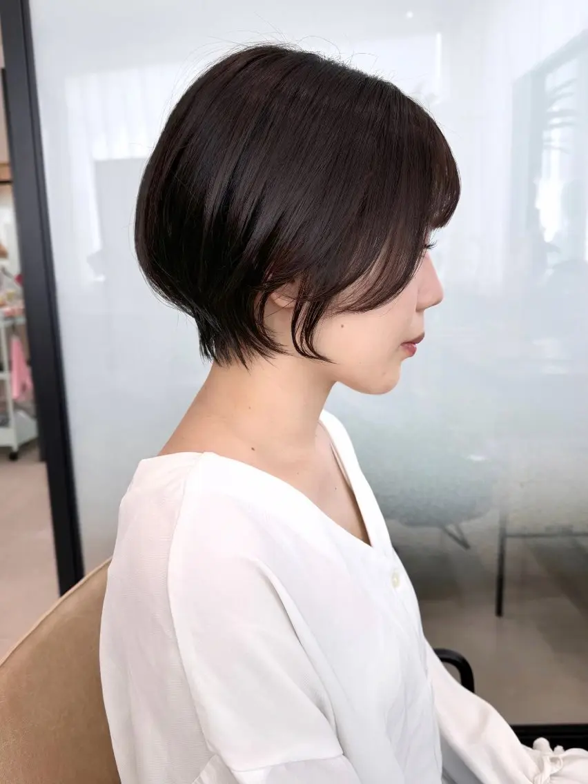 ショート カット ヘアカラー トリートメント Tamagawa Sakiのヘアスタイル