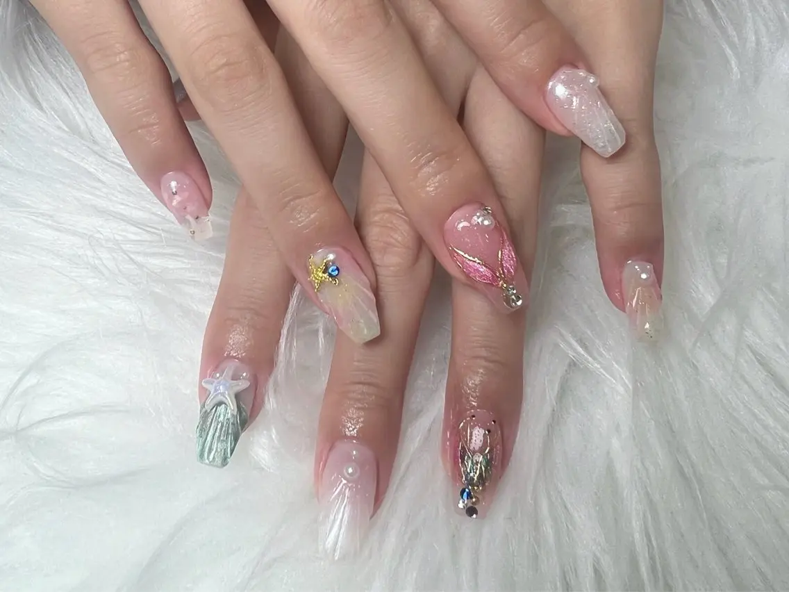 ネイル ハンドネイル Sora Nail Honastugiのネイルデザイン