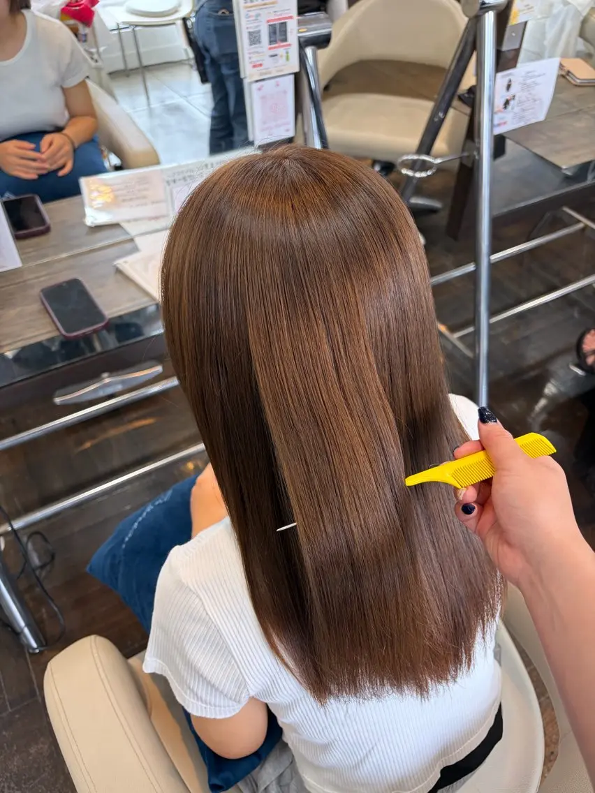 ロング カット ヘアカラー <髪質改善>河野 🍑AVANCE.のヘアスタイル