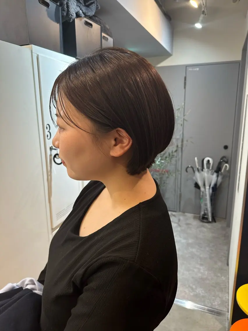 ショート カラー ベージュカラー グレージュ ショートヘア 小顔カット 平日オススメ✨ コスパ&タイパ✨山下のヘアスタイル