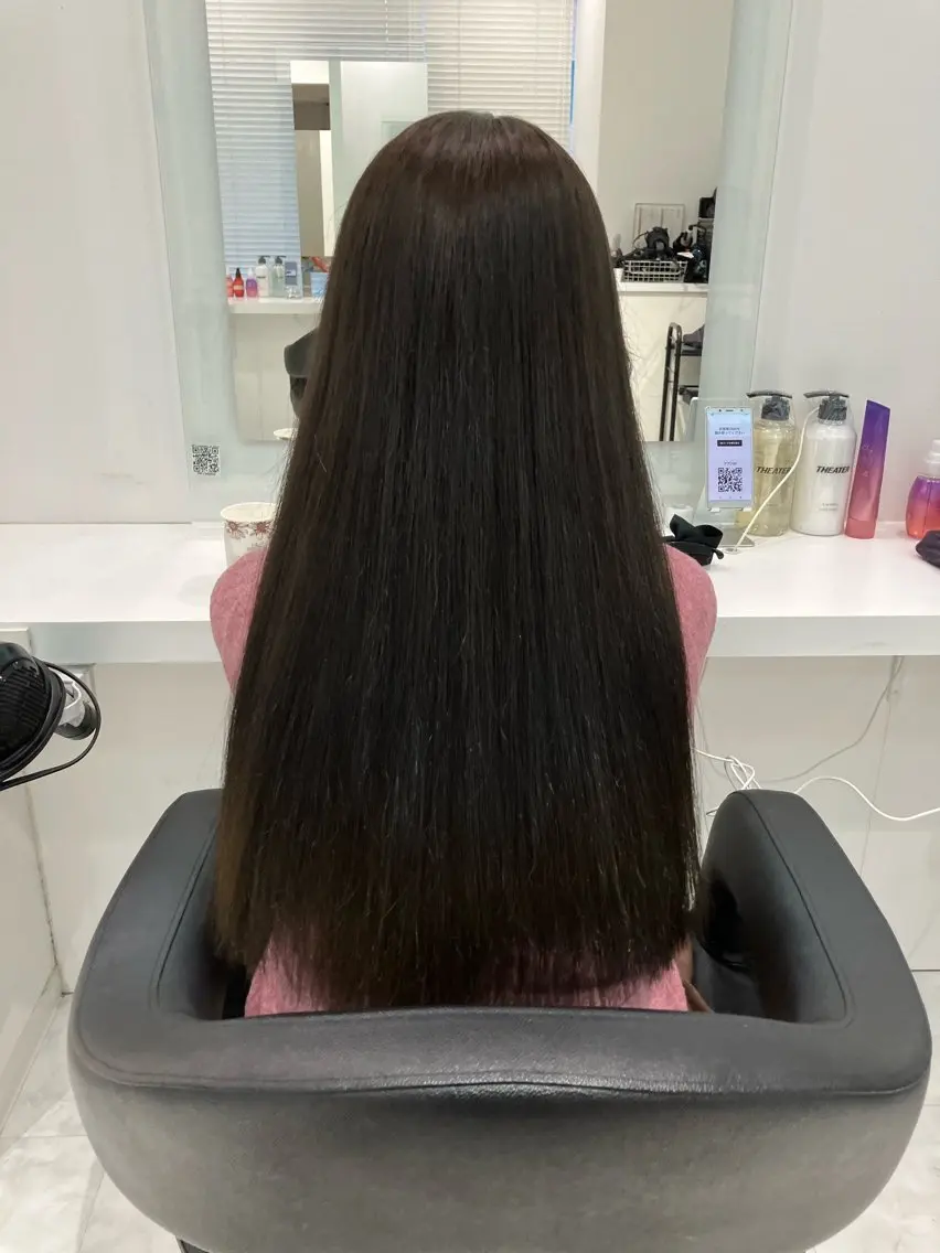 ロング カラー ヘアアレンジ 💓色落ちまで綺麗な 垢抜けカラー💓のヘアスタイル